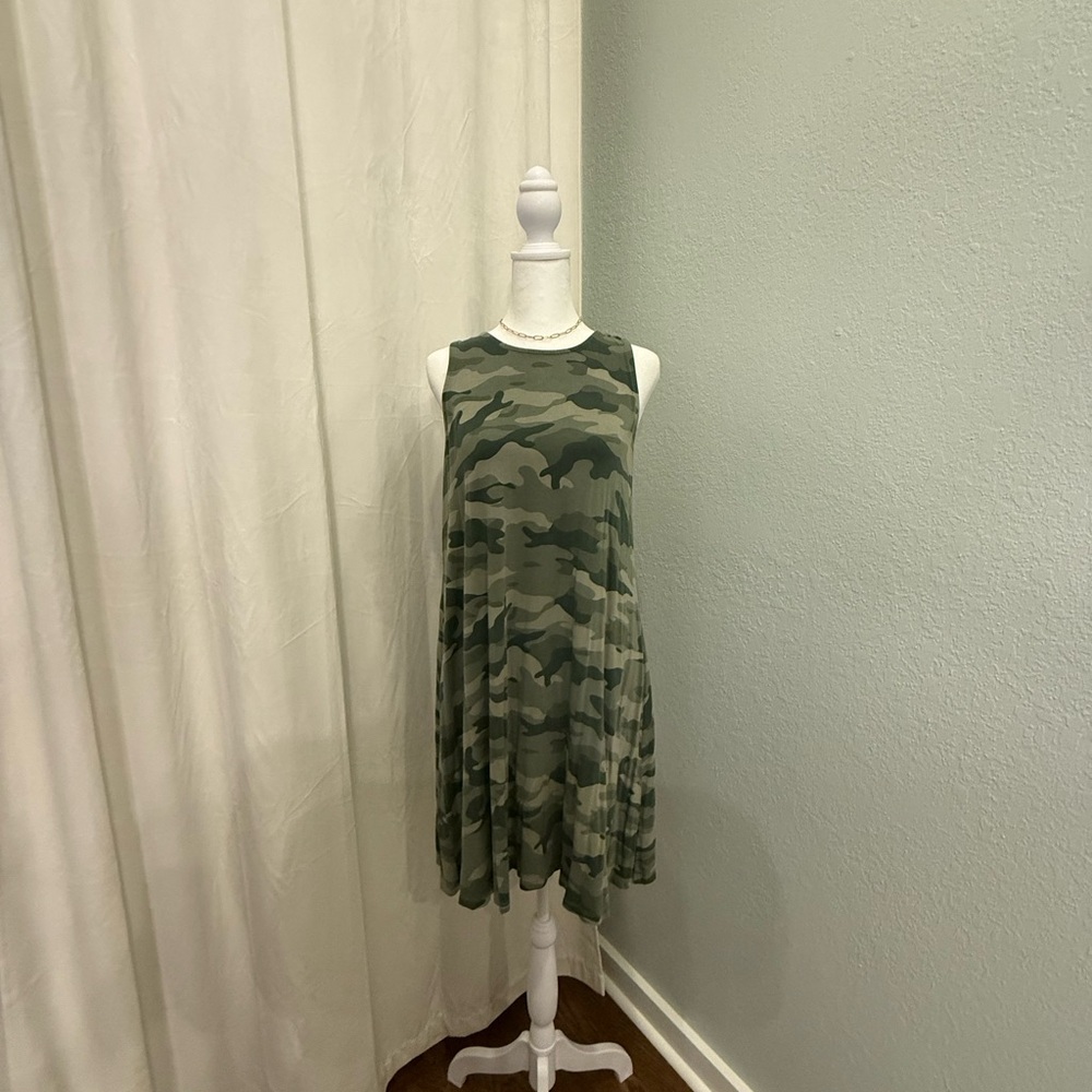 Camouflage Sleeveless Dress
